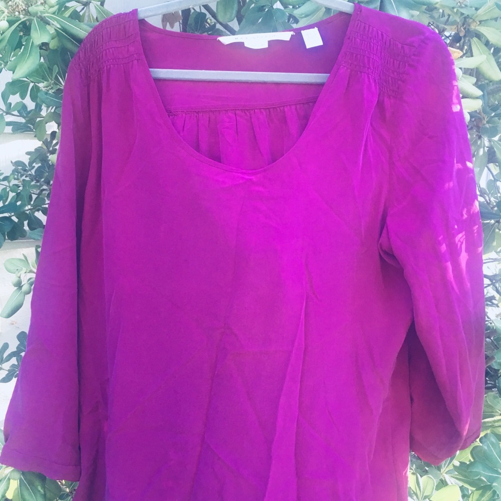 Max Studio Silk Top Sz XL